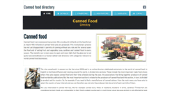 Desktop Screenshot of cannedfood.it
