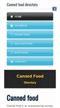 Mobile Screenshot of cannedfood.it